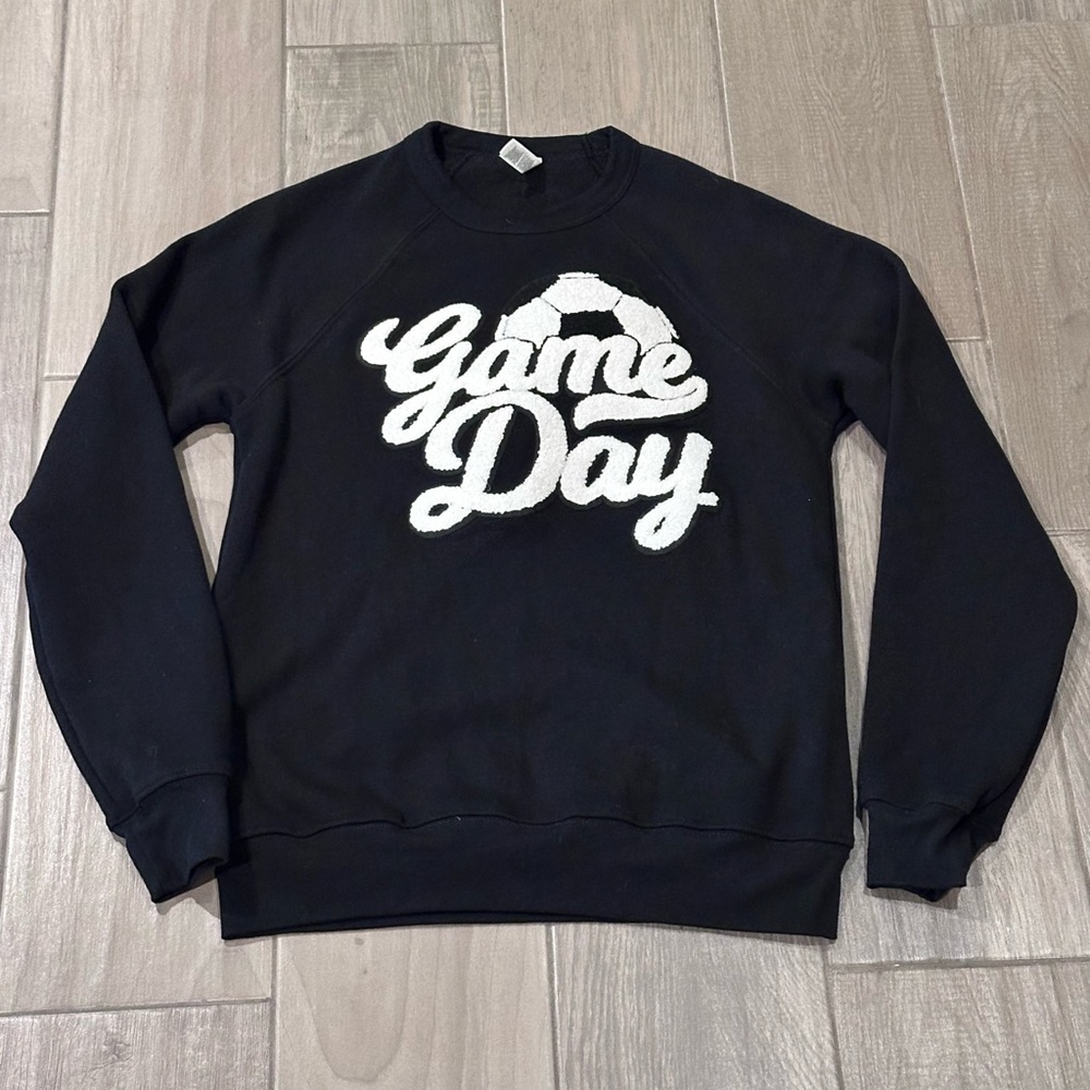 Soccer Game Day Women’s Crewneck Sweatshirt Size Small